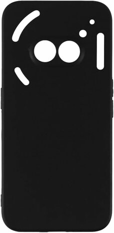 Nothing Phone 2a Plus - Siliconen Back Cover - Zwart
