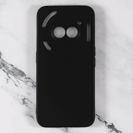 Nothing Phone 2a Plus - Siliconen Back Cover - Zwart