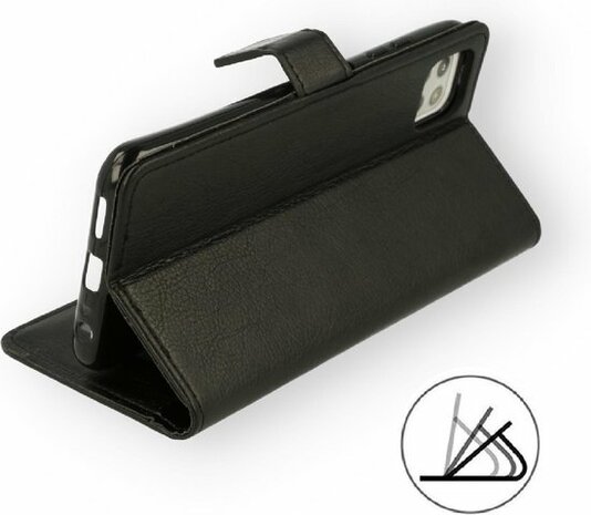 Motorola E7i Power - Book Case - Zwart