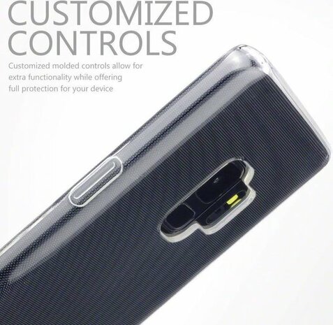 Samsung S9 - Siliconen Back Cover - Transparant