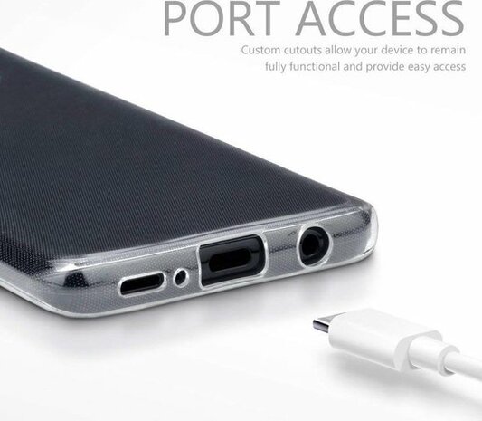 Samsung S9 - Siliconen Back Cover - Transparant