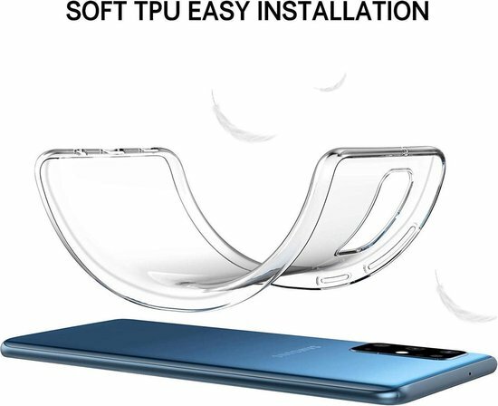 Samsung S20 Plus - Siliconen Back Cover - Transparant
