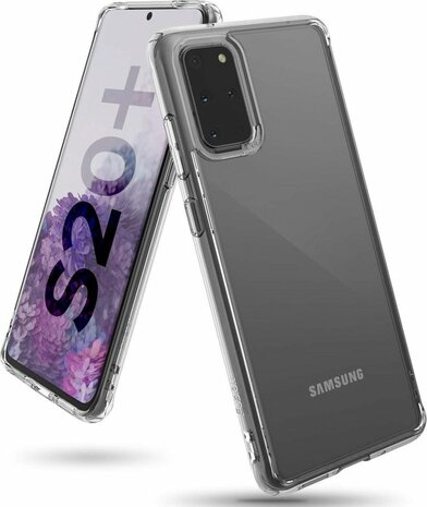Samsung S20 Plus - Siliconen Back Cover - Transparant