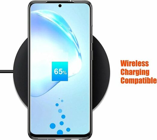 Samsung S20 Plus - Siliconen Back Cover - Transparant