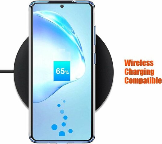 Samsung S20 - Siliconen Back Cover - Transparant
