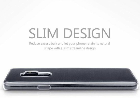 Samsung S9 Plus - Siliconen Back Cover - Transparant