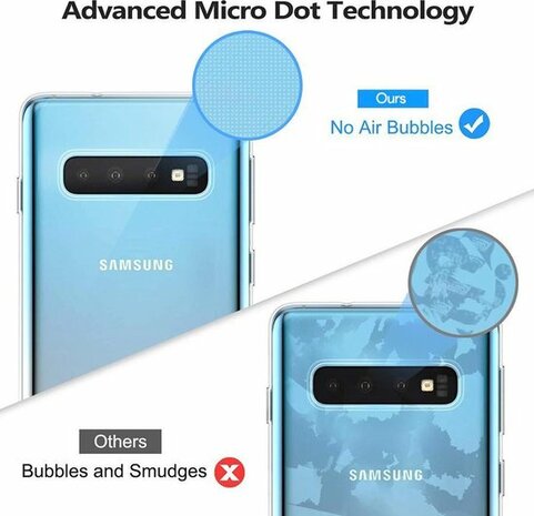 Samsung S10 Plus - Siliconen Back Cover - Transparant