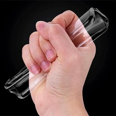 Samsung J4 Plus - Siliconen Back Cover - Transparant