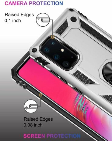 Samsung S20 Plus - Armor met Kickstand Ring - Grijs