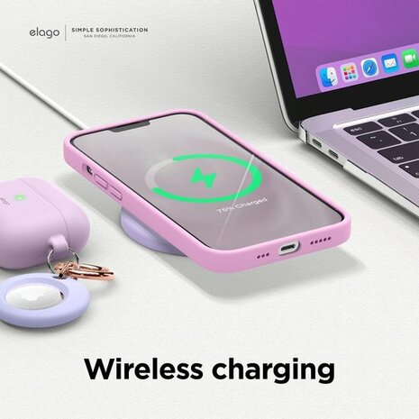 iPhone 13 Mini - Siliconen Back Cover - Roze