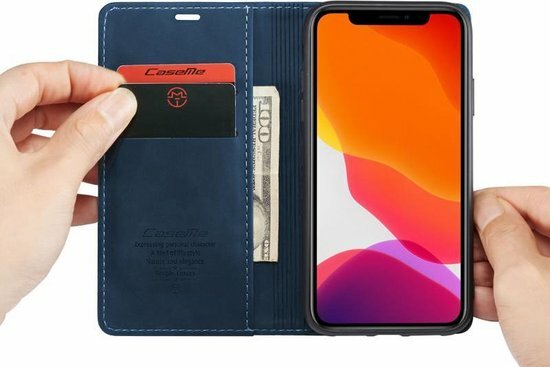 iPhone 12 Mini Navy Blue - Book Case