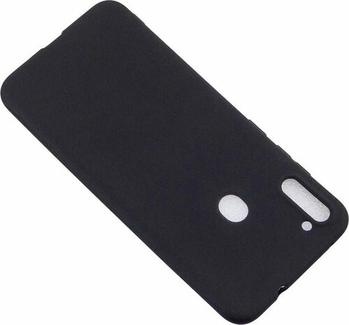 Samsung M11 - Siliconen Back Cover - Zwart