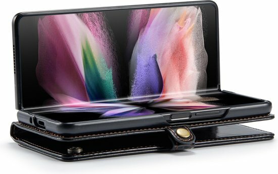 Samsung Z Fold 3 Charcoal Gray - Book Case