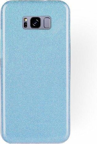 Samsung S8 - Glitter Back Cover - Blauw