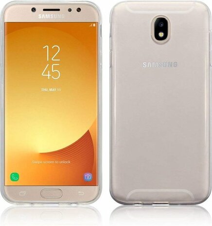 Samsung J7 2017 - Siliconen Back Cover - Transparant