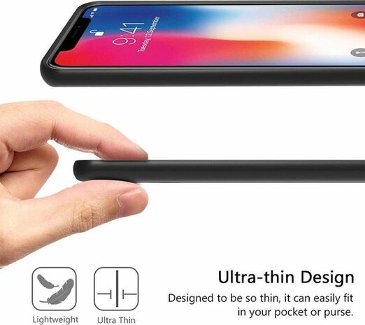 iPhone XS Max - Siliconen Back Cover - Blauw