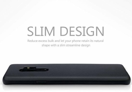 Samsung S9 Plus - Siliconen Back Cover - Zwart