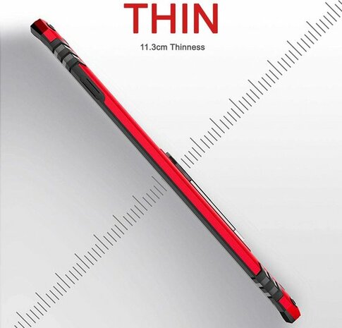Samsung S10 Plus - Armor met Kickstand Ring - Rood