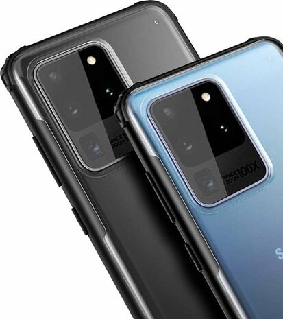 Samsung S20 Ultra - Multi Protective Back Cover - Zwart