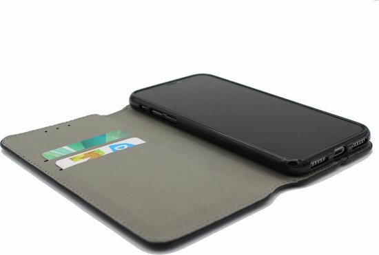 iPhone 12 Mini Zwart - HQ Slim Book Case
