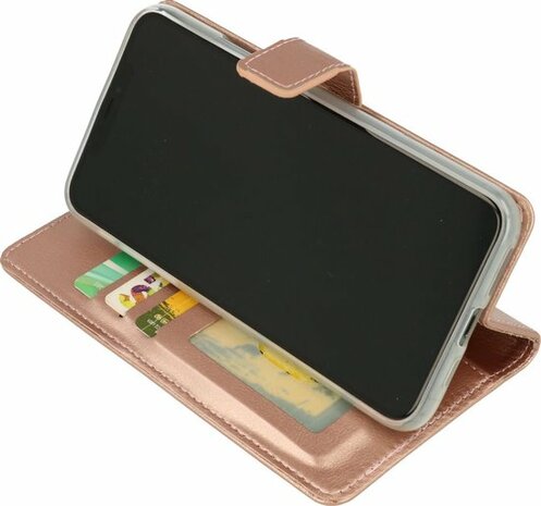 Oppo A73 5G - Book Case - Rosegoud