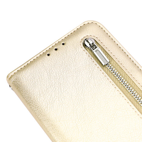 iPhone 11 Pro Max  Goud - Rits Book Case