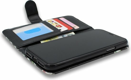 Samsung S10 Plus - Book Case met Rits - Zebra