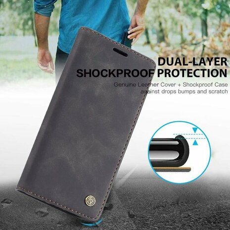 Samsung S20 FE Vintage Zwart - Book Case