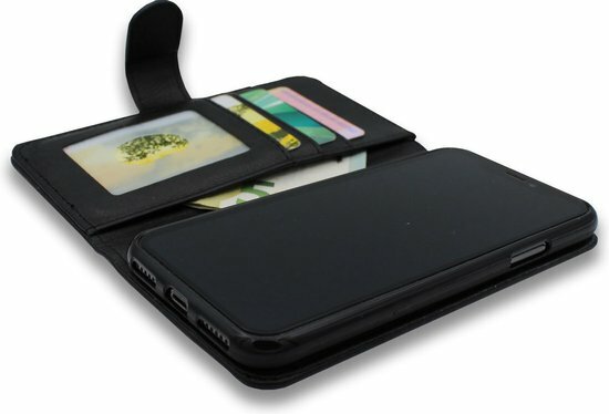 iPhone 12 Mini Zwart - Rits Book Case