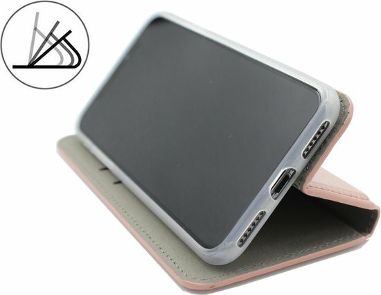 iPhone XS Max - HQ Slim Book Case - Rosegoud