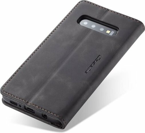 Samsung S10 Plus Charcoal Gray - Book Case