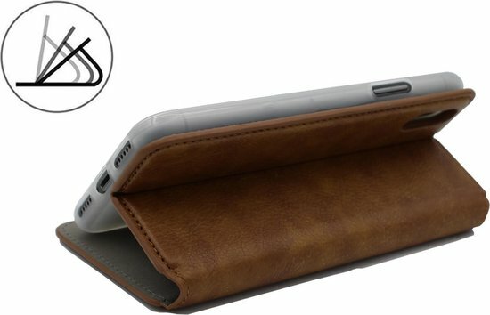 Samsung J6 Plus - HQ Slim Book Case - Bruin