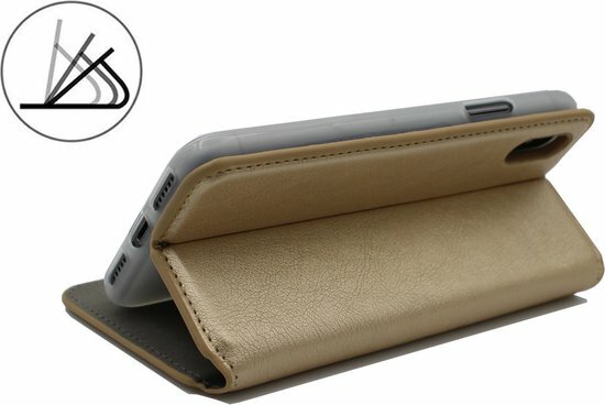 iPhone XS Max - HQ Slim Book Case - Goud