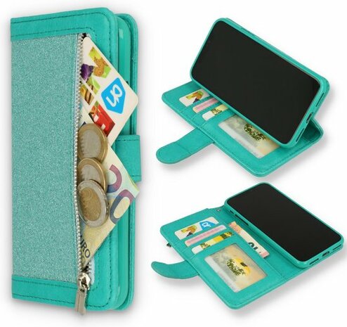 iPhone 11 Pro Max Turquoise - Rits Book Case