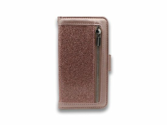 Samsung S20 Plus - Rits Book Case - Ros&eacute;goud