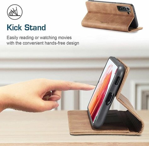 Samsung S21 Plus Sienna Brown - Book Case