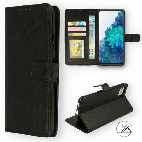 Motorola G9 Play &amp; E7 Plus - Book Case - Zwart
