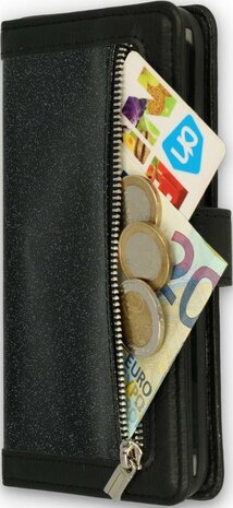 iPhone 11 Pro Max Zwart - Rits Book Case