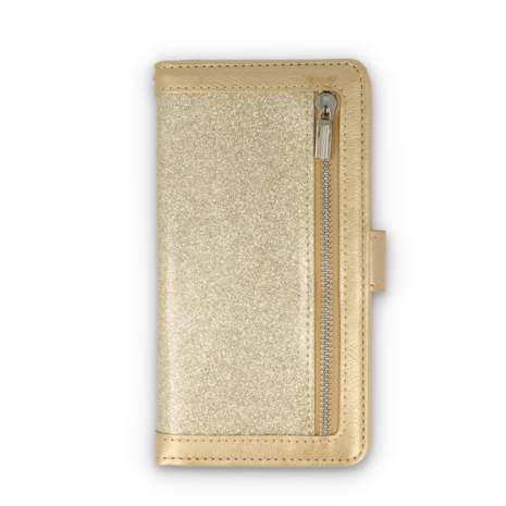 iPhone 12 Mini Goud - Rits Book Case