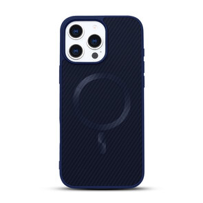 iPhone 14 Pro - Blauw - Carbon MagSafe Back Cover