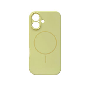 iPhone 16 Plus - Geel - Zachte MagSafe Liquid Case