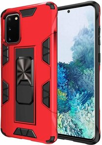 Samsung S20 Rood - Magnetic Kickstand Armor Case