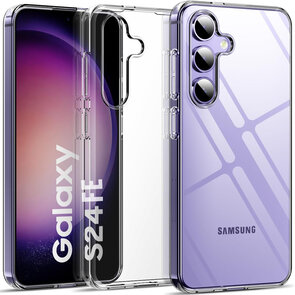 Samsung S24 FE - Siliconen Back Cover - Transparant