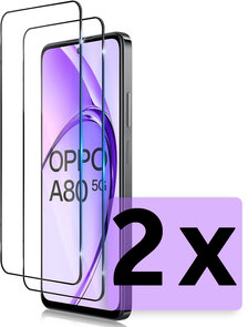 Oppo A80 - Full Glas - 2 Stuks