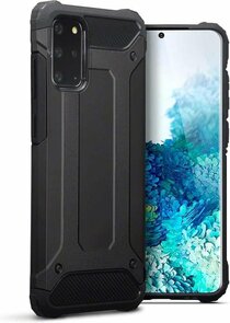 Samsung S20 Plus - Armor Back Cover - Zwart