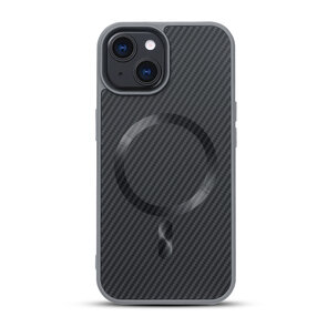 iPhone 15 Plus - Grijs - Carbon MagSafe Back Cover
