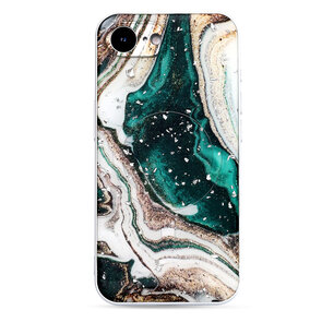iPhone 16e - Groen - Marmer MagSafe Back Cover