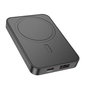 Hoco DB40 Draadloze Powerbank - 5000 mAh Snel Lader - Geschikt voor MagSafe - Zwart