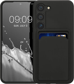 Samsung S24 Plus - Back Cover met Kaarthouder - Zwart