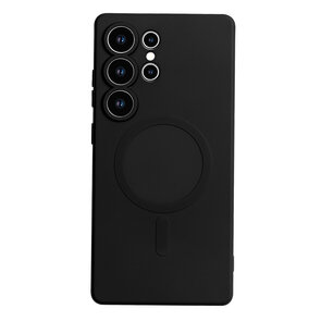 Samsung S25 Ultra - Zwart - Camera Siliconen MagSafe Back Cover